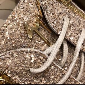 giuseppe zanotti • NEW • designer glitter lowtops